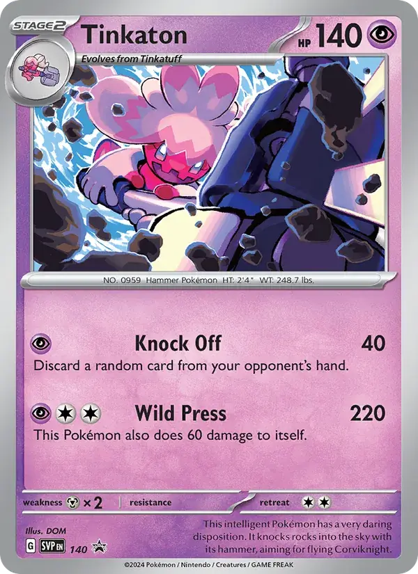Tinkaton - 140/226 - SVP Black Star Promos