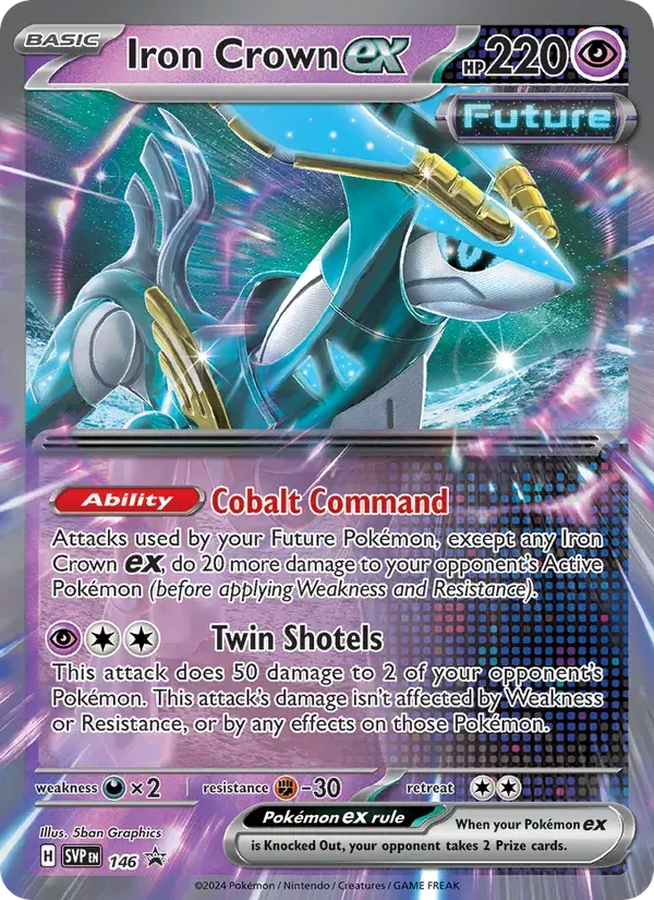 Iron Crown ex - 146/226 - SVP Black Star Promos