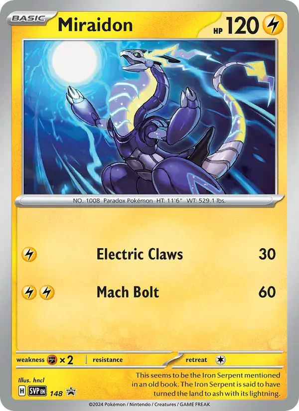 Miraidon - 148/226 - SVP Black Star Promos