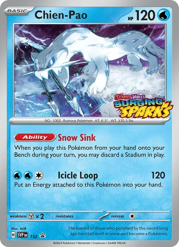 Chien-Pao - 152/226 - SVP Black Star Promos
