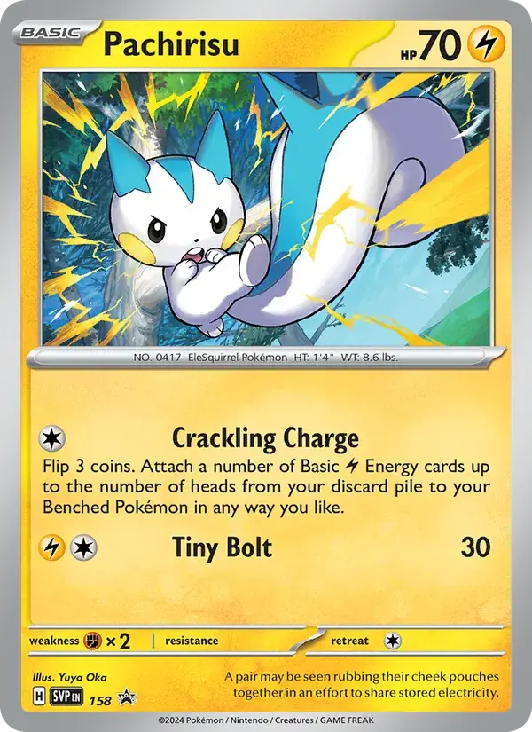 Pachirisu - 158/226 - SVP Black Star Promos