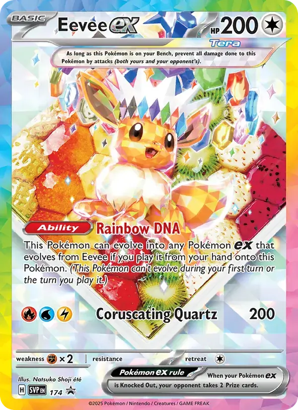 Eevee ex - 174/226 - SVP Black Star Promos
