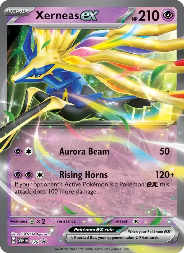 Xerneas-ex - 179/225 - SVP Black Star Promos