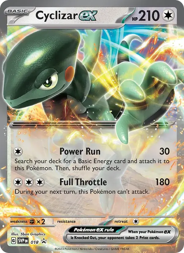 Cyclizar ex - 018/226 - SVP Black Star Promos