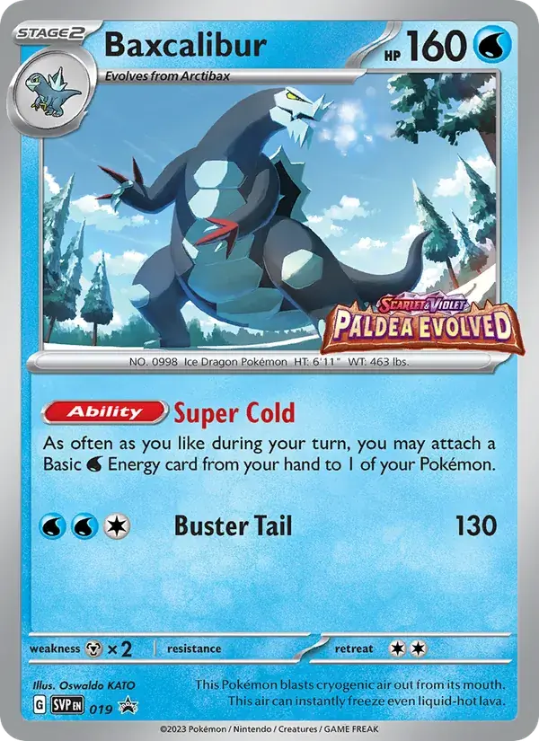 Baxcalibur - 019/226 - SVP Black Star Promos