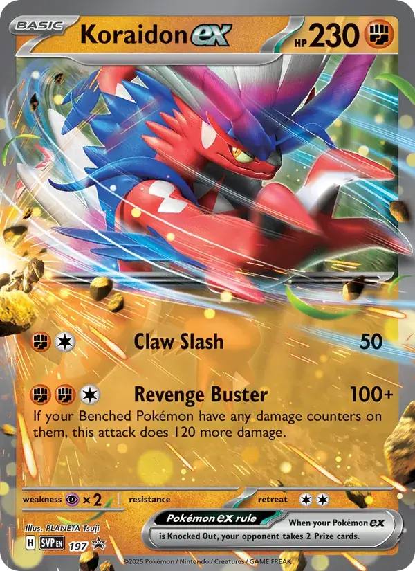 Koraidon ex - 197/226 - SVP Black Star Promos