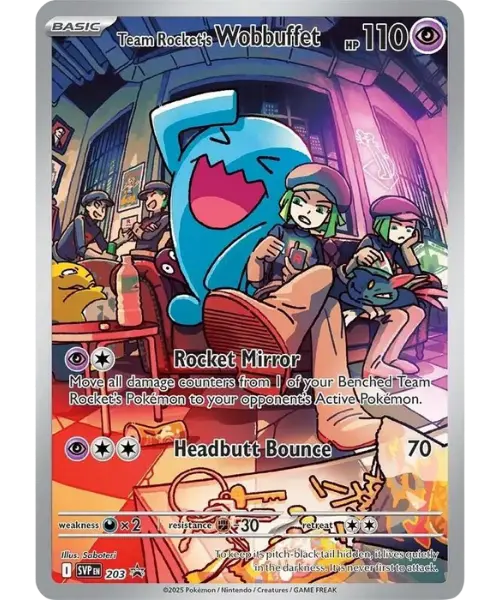 Qulbutoké de la Team Rocket - 203/225 - SVP Black Star Promos