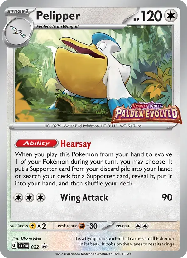 Pelipper - 022/226 - SVP Black Star Promos