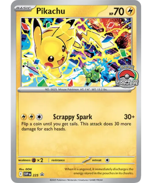 Pikachu - 225/225 - SVP Black Star Promos