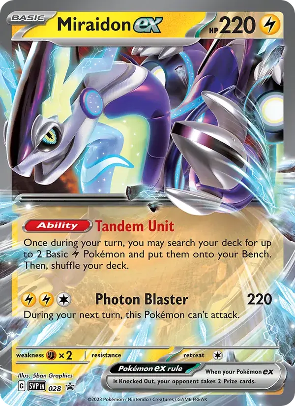 Miraidon ex - 028/226 - SVP Black Star Promos