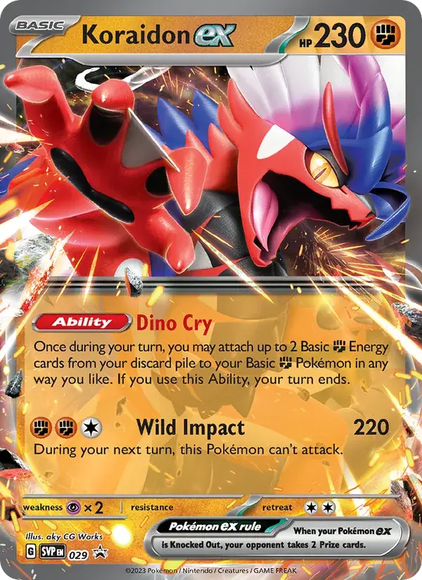 Koraidon ex - 029/226 - SVP Black Star Promos