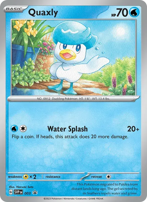 Quaxly - 003/226 - SVP Black Star Promos