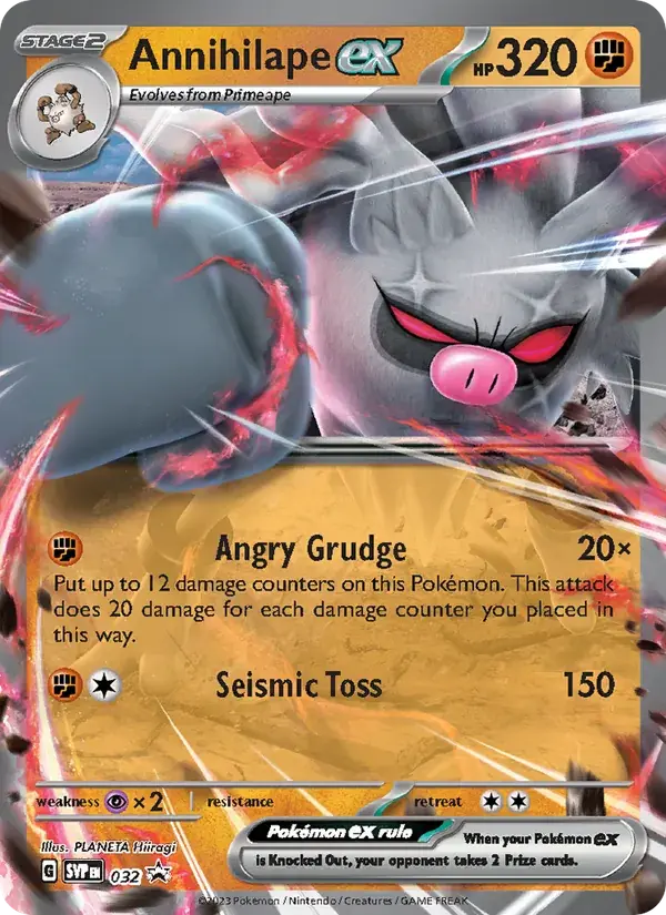 Annihilape ex - 032/226 - SVP Black Star Promos