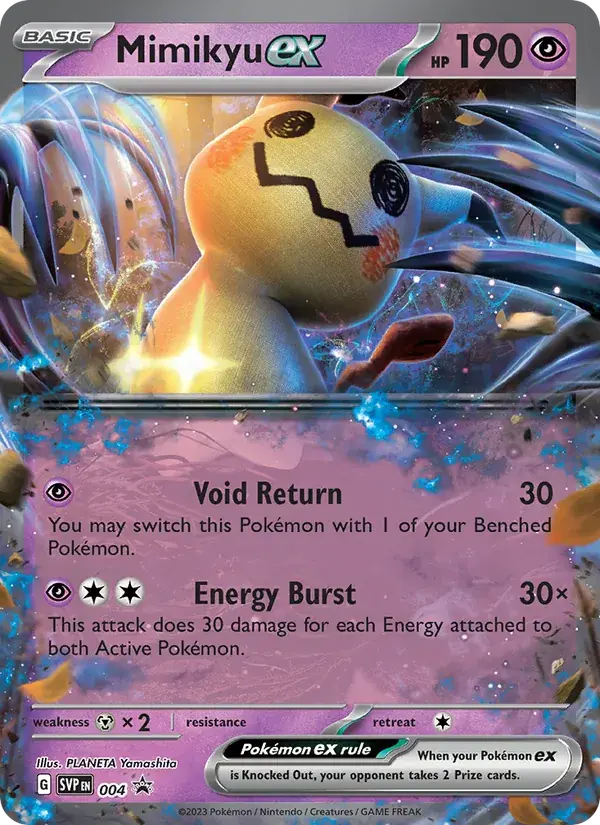 Mimikyu ex - 004/226 - SVP Black Star Promos