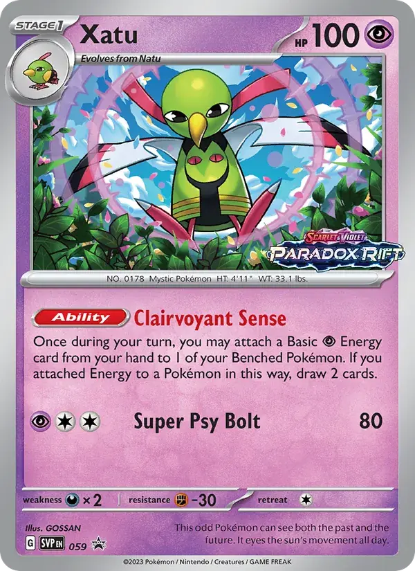 Xatu - 059/226 - SVP Black Star Promos