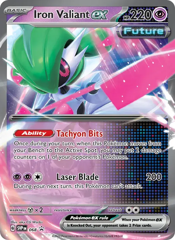 Iron Valiant ex - 068/226 - SVP Black Star Promos