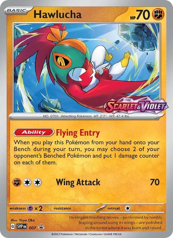 Hawlucha - 007/226 - SVP Black Star Promos