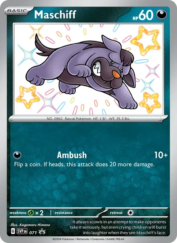 Maschiff - 071/226 - SVP Black Star Promos