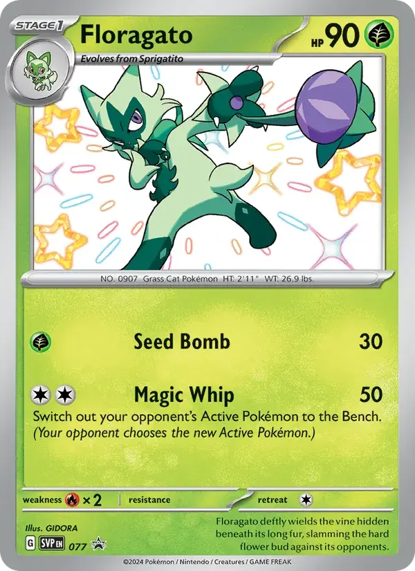 Floragato - 077/226 - SVP Black Star Promos