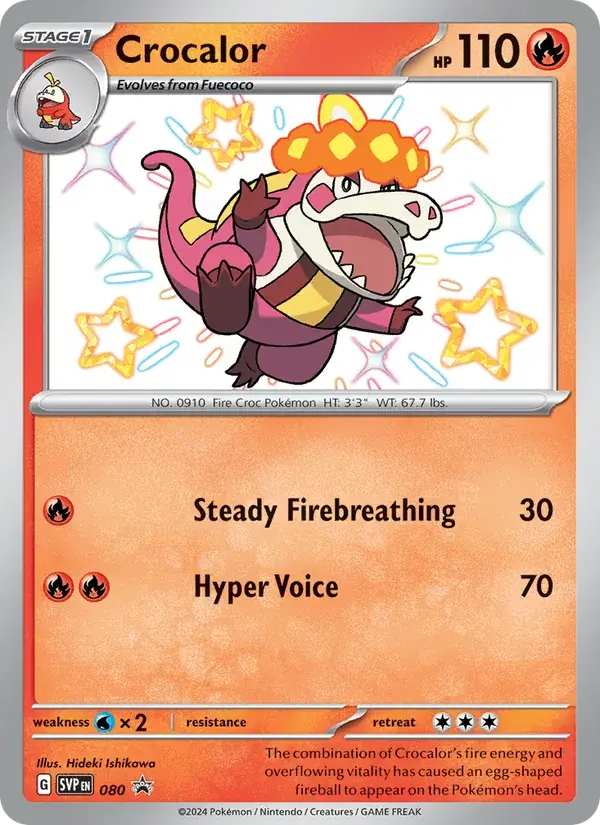 Crocalor - 080/226 - SVP Black Star Promos