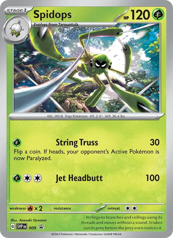 Spidops - 009/226 - SVP Black Star Promos