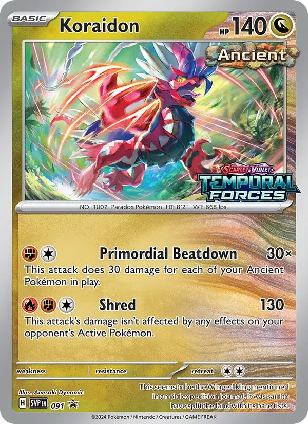 Koraidon - 091/226 - SVP Black Star Promos