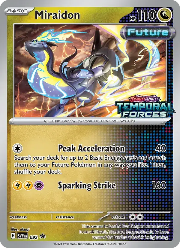 Miraidon - 092/226 - SVP Black Star Promos