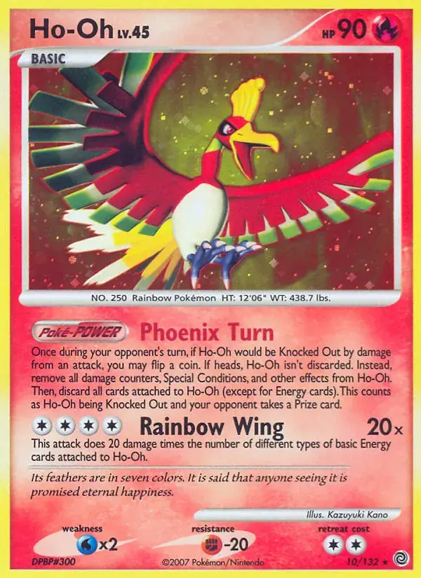 Ho-Oh - 10/132 - Secret Wonders