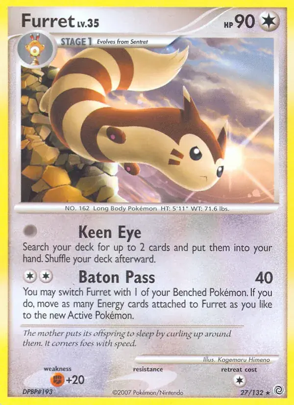 Furret - 27/132 - Secret Wonders