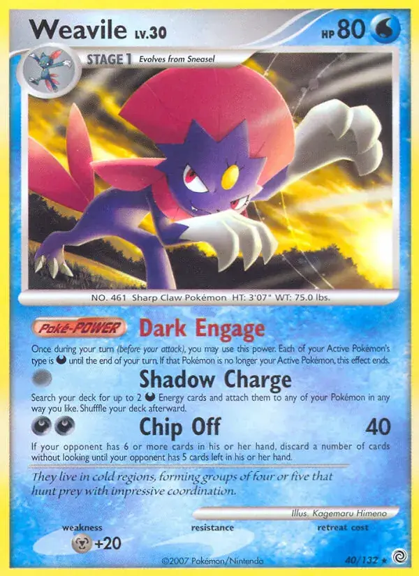 Weavile - 40/132 - Secret Wonders