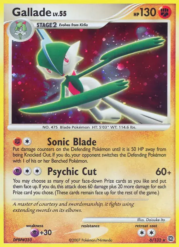 Gallade - 6/132 - Secret Wonders