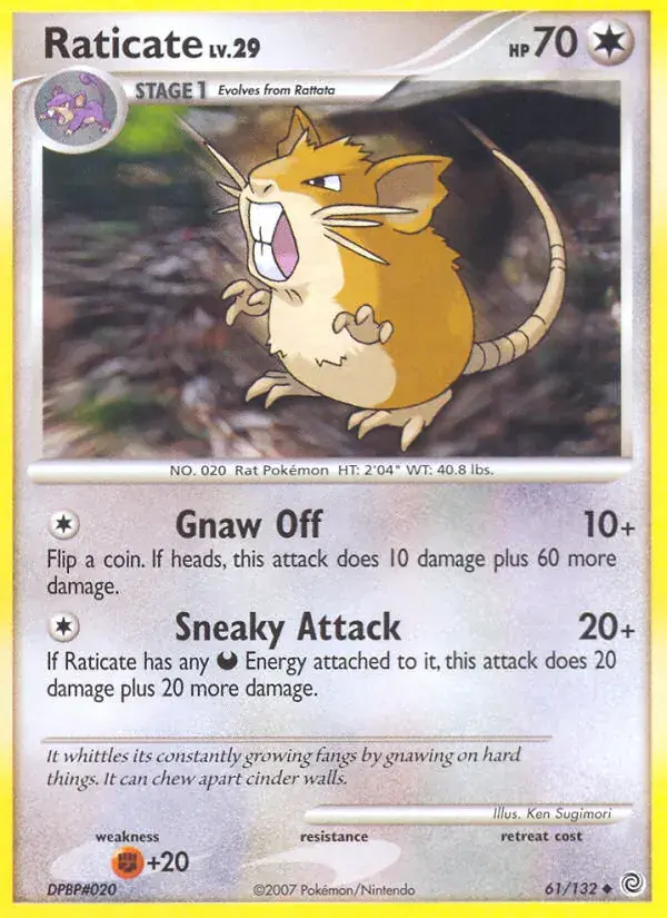 Raticate - 61/132 - Secret Wonders