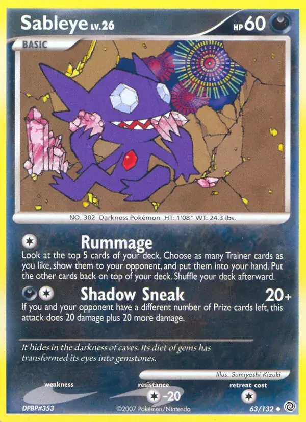 Sableye - 63/132 - Secret Wonders