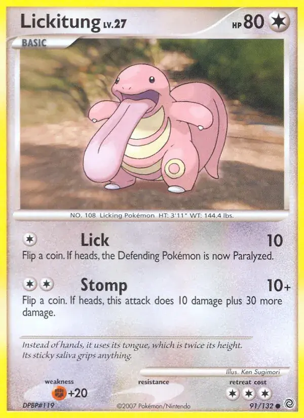 Lickitung - 91/132 - Secret Wonders