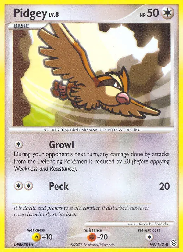 Pidgey - 99/132 - Secret Wonders