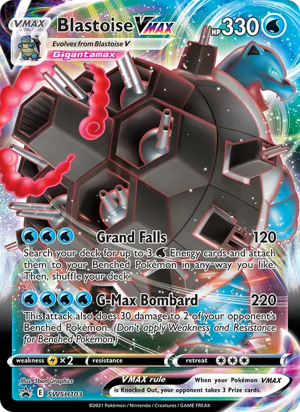 Blastoise VMAX - SWSH103/307 - SWSH Black Star Promos