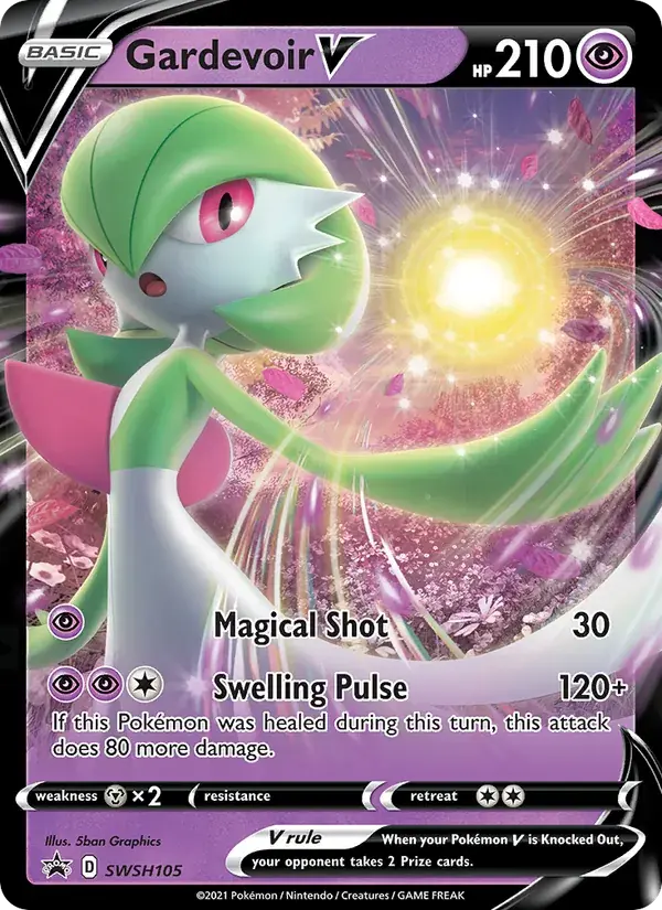 Gardevoir V - SWSH105/307 - SWSH Black Star Promos