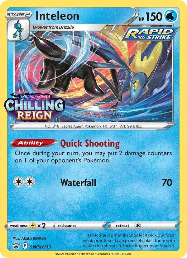 Inteleon - SWSH113/307 - SWSH Black Star Promos