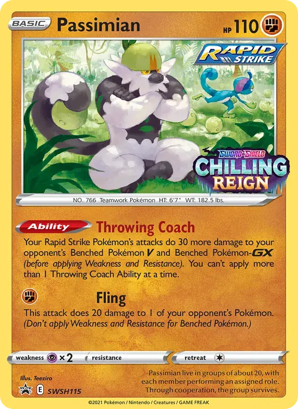 Passimian - SWSH115/307 - SWSH Black Star Promos