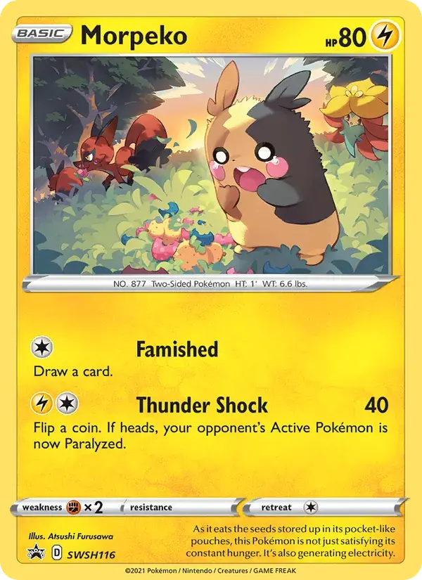 Morpeko - SWSH116/307 - SWSH Black Star Promos