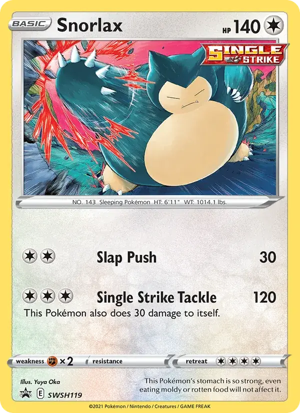 Snorlax - SWSH119/307 - SWSH Black Star Promos