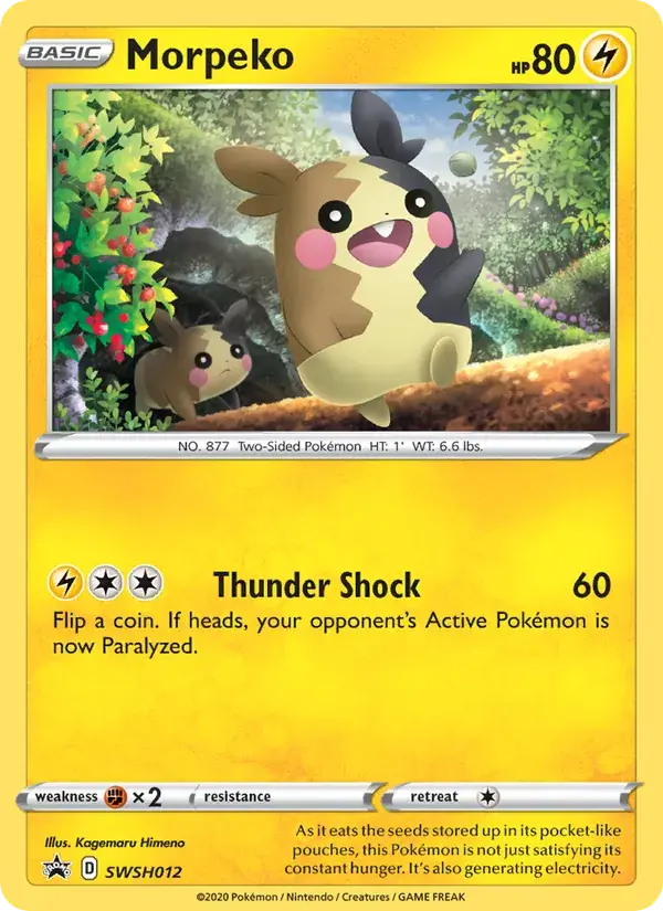 Morpeko - SWSH012/307 - SWSH Black Star Promos