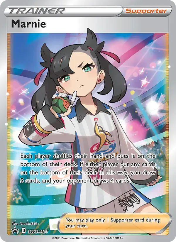 Marnie - SWSH121/307 - SWSH Black Star Promos