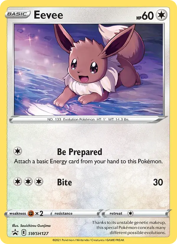 Eevee - SWSH127/307 - SWSH Black Star Promos