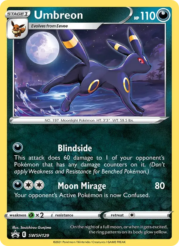 Umbreon - SWSH129/307 - SWSH Black Star Promos