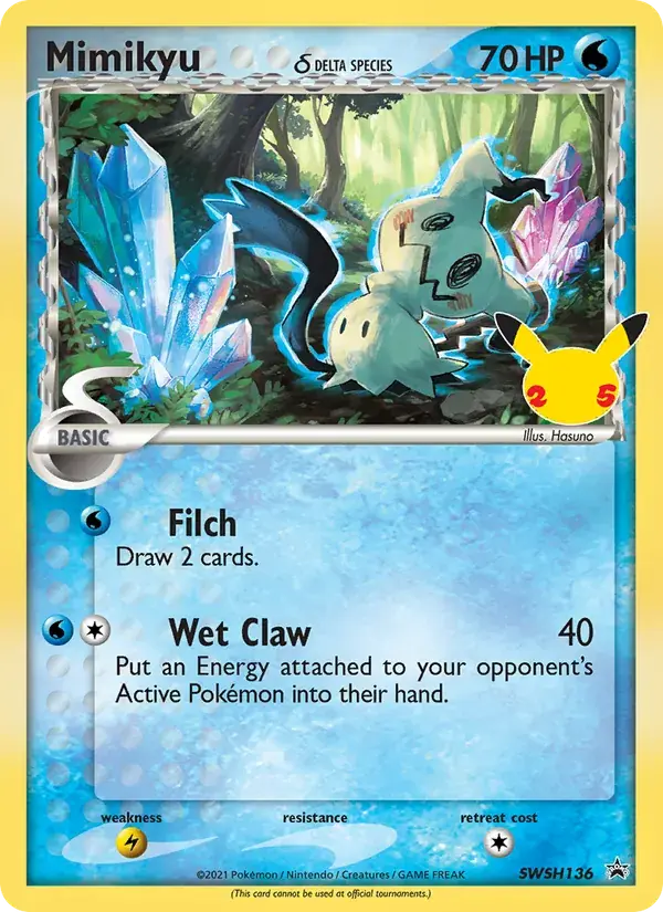 Mimikyu - SWSH136/307 - SWSH Black Star Promos