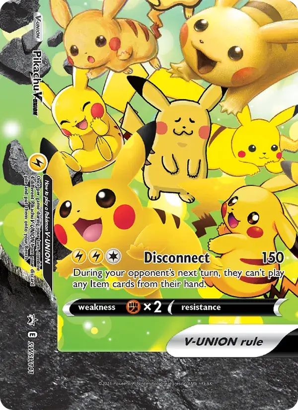 Pikachu V-UNION - SWSH141/307 - SWSH Black Star Promos