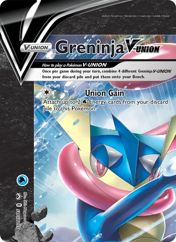 Greninja V-UNION - SWSH155/307 - SWSH Black Star Promos