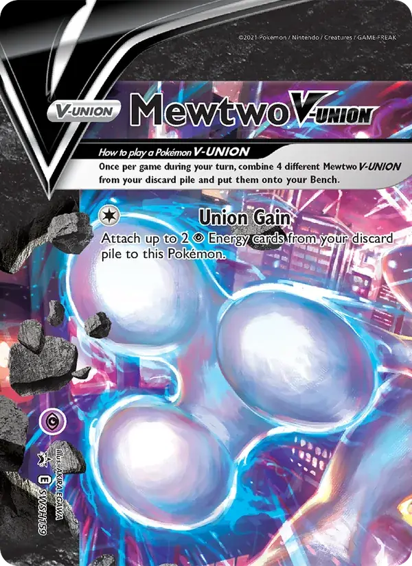 Mewtwo V-UNION - SWSH159/307 - SWSH Black Star Promos