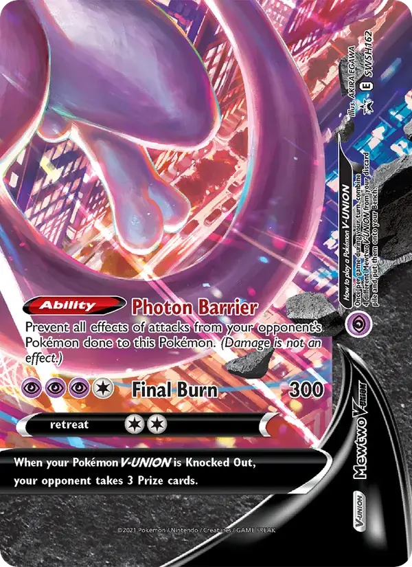 Mewtwo V-UNION - SWSH162/307 - SWSH Black Star Promos